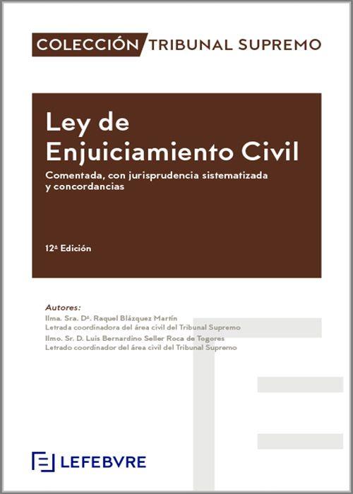 LEY DE ENJUICIAMIENTO CIVIL(12ª EDICIÓN 2023) | 9788419573049 | Libreria Geli - Librería Online de Girona - Comprar libros en catalán y castellano