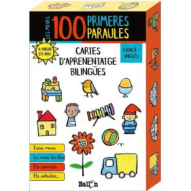 LES MEVES 100 PRIMERES PARAULES.CARTES D'APRENENTATGE BILINGÜES | 9789403220345 | Llibreria Geli - Llibreria Online de Girona - Comprar llibres en català i castellà