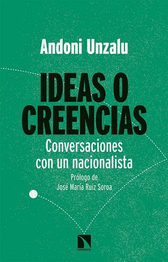 IDEAS O CREENCIAS.CONVERSACIONES CON UN NACIONALISTA | 9788490974636 | UNZALU,ANDONI | Llibreria Geli - Llibreria Online de Girona - Comprar llibres en català i castellà