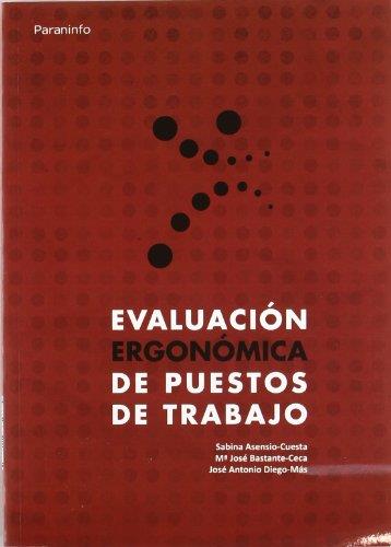 EVALUACION ERGONOMICA DE PUESTOS DE TRABAJO | 9788428332675 | ASENSIO CUESTA,SABINA | Libreria Geli - Librería Online de Girona - Comprar libros en catalán y castellano
