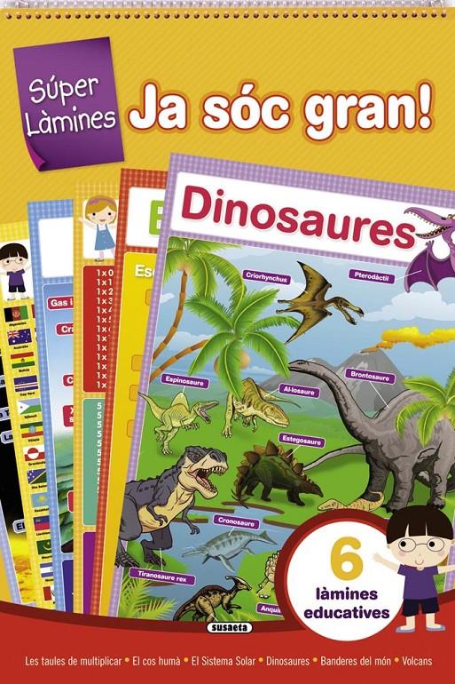 JA SÓC GRAN! (SÚPER LÀMINES).6 LÀMINES EDUCATIVES | 9788467724417 | Llibreria Geli - Llibreria Online de Girona - Comprar llibres en català i castellà