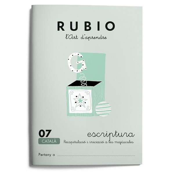 RUBIO.ESCRIPTURA-7 (RECAPITULACIÓ I INICIACIÓ A LES MAJÚSCULES) | 9788489773479 | RUBIO SILVESTRE, RAMÓN | Libreria Geli - Librería Online de Girona - Comprar libros en catalán y castellano