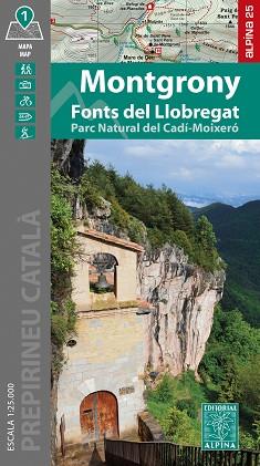 MONTGRONY.FONTS DEL LLOBREGAT (MAPA) | 9788470111242 | Llibreria Geli - Llibreria Online de Girona - Comprar llibres en català i castellà