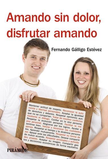 AMANDO SIN DOLOR,DISFRUTAR AMANDO | 9788436829105 | GÁLLIGO ESTÉVEZ,FERNANDO | Llibreria Geli - Llibreria Online de Girona - Comprar llibres en català i castellà