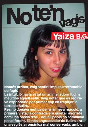 NO TE'N VAGIS | 9788424646196 | B.G.,YAIZA | Llibreria Geli - Llibreria Online de Girona - Comprar llibres en català i castellà