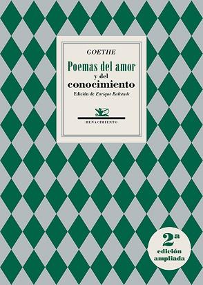 POEMAS DEL AMOR Y DEL CONOCIMIENTO | 9788410148802 | GOETHE, JOHANN WOLFGANG VON | Llibreria Geli - Llibreria Online de Girona - Comprar llibres en català i castellà