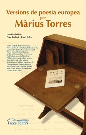 VERSIONS DE POESIA EUROPEA | 9788499750392 | TORRES,MARIUS | Llibreria Geli - Llibreria Online de Girona - Comprar llibres en català i castellà