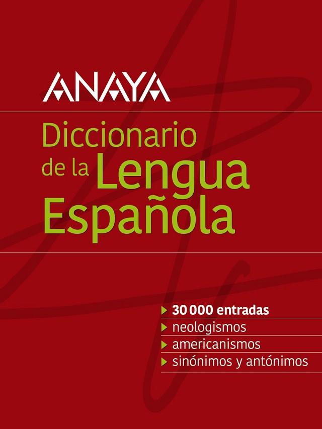 DICCIONARIO ANAYA DE LA LENGUA | 9788499743073 | VOX EDITORIAL | Libreria Geli - Librería Online de Girona - Comprar libros en catalán y castellano