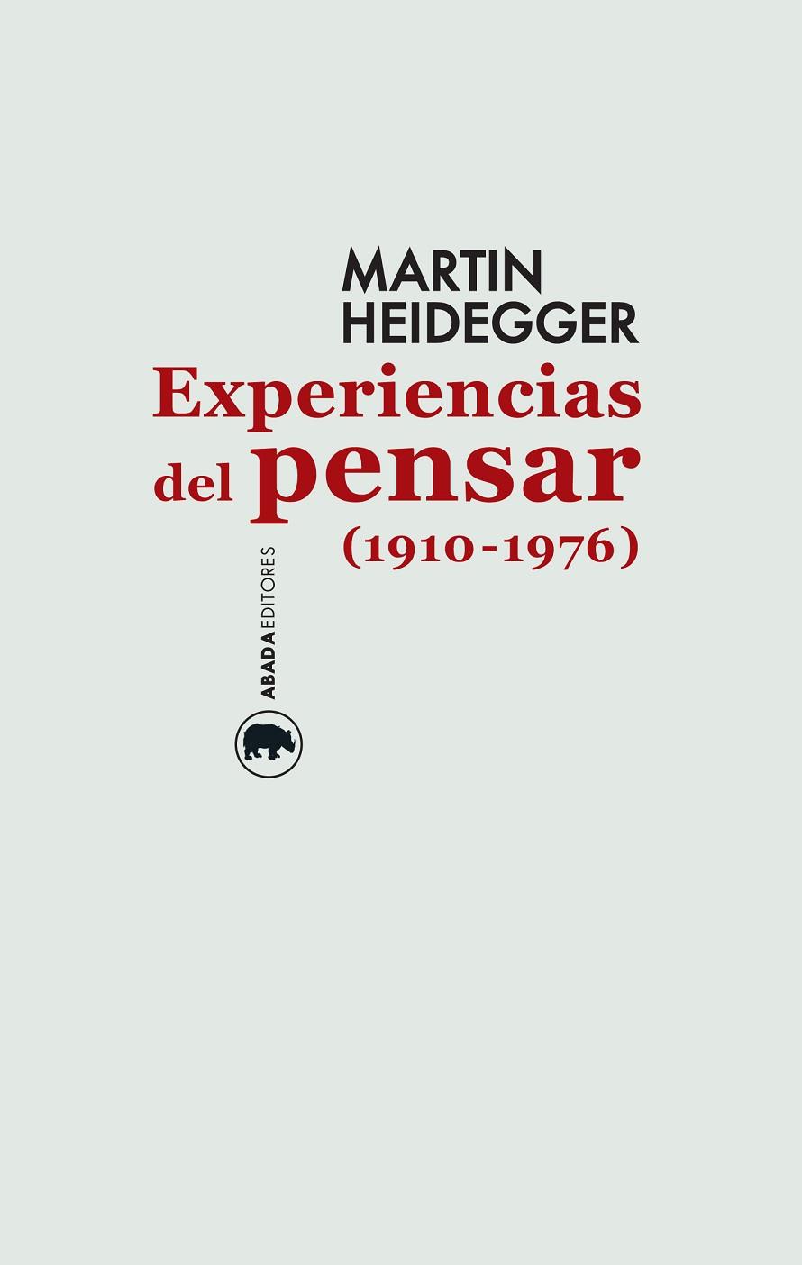 EXPERIENCIAS DEL PENSAR (1910-1976) | 9788416160129 | HEIDEGGER,MARTIN | Libreria Geli - Librería Online de Girona - Comprar libros en catalán y castellano