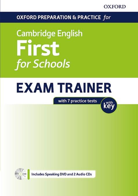 CAMBRIDGE ENGLISH FIRST FOR SCHOOL(STUDENT'S BOOK WITH KEY PACK) | 9780194115209 | Llibreria Geli - Llibreria Online de Girona - Comprar llibres en català i castellà