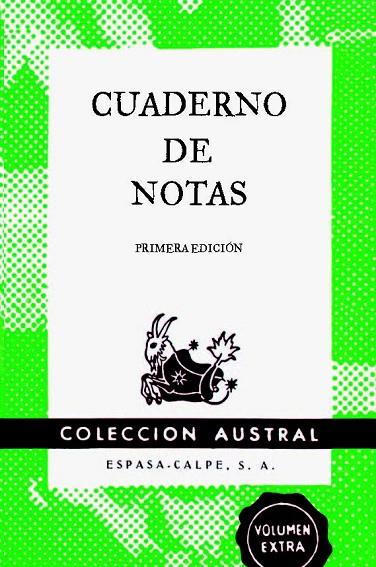 CUADERNO DE NOTAS (VERD-PETIT) | 9788467008395 | ESPASA CALPE | Libreria Geli - Librería Online de Girona - Comprar libros en catalán y castellano