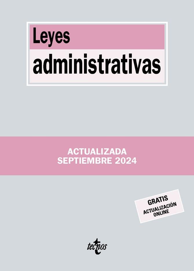 LEYES ADMINISTRATIVAS(8ª EDICIÓN 2024) | 9788430991075 | Llibreria Geli - Llibreria Online de Girona - Comprar llibres en català i castellà