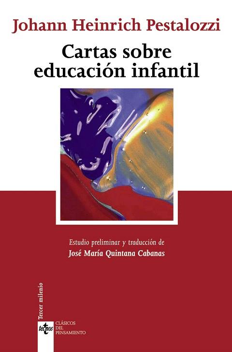 CARTAS SOBRE EDUCACION INFANTIL | 9788430944194 | PESTALOZZI,JOHANN HEINRICH | Llibreria Geli - Llibreria Online de Girona - Comprar llibres en català i castellà