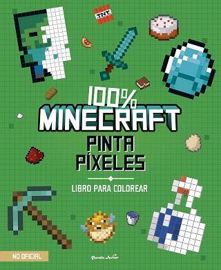 100% MINECRAFT. PINTA PÍXELES | 9788408271970 |   | Llibreria Geli - Llibreria Online de Girona - Comprar llibres en català i castellà