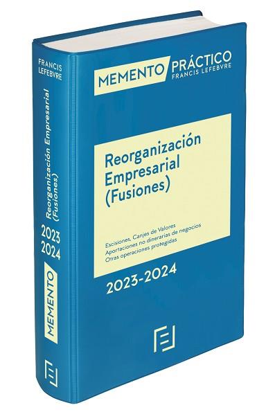 MEMENTO PRÁCTICO REORGANIZACIÓN EMPRESARIAL.FUSIONES(EDICION 2023-2024) | 9788419303578 |   | Llibreria Geli - Llibreria Online de Girona - Comprar llibres en català i castellà