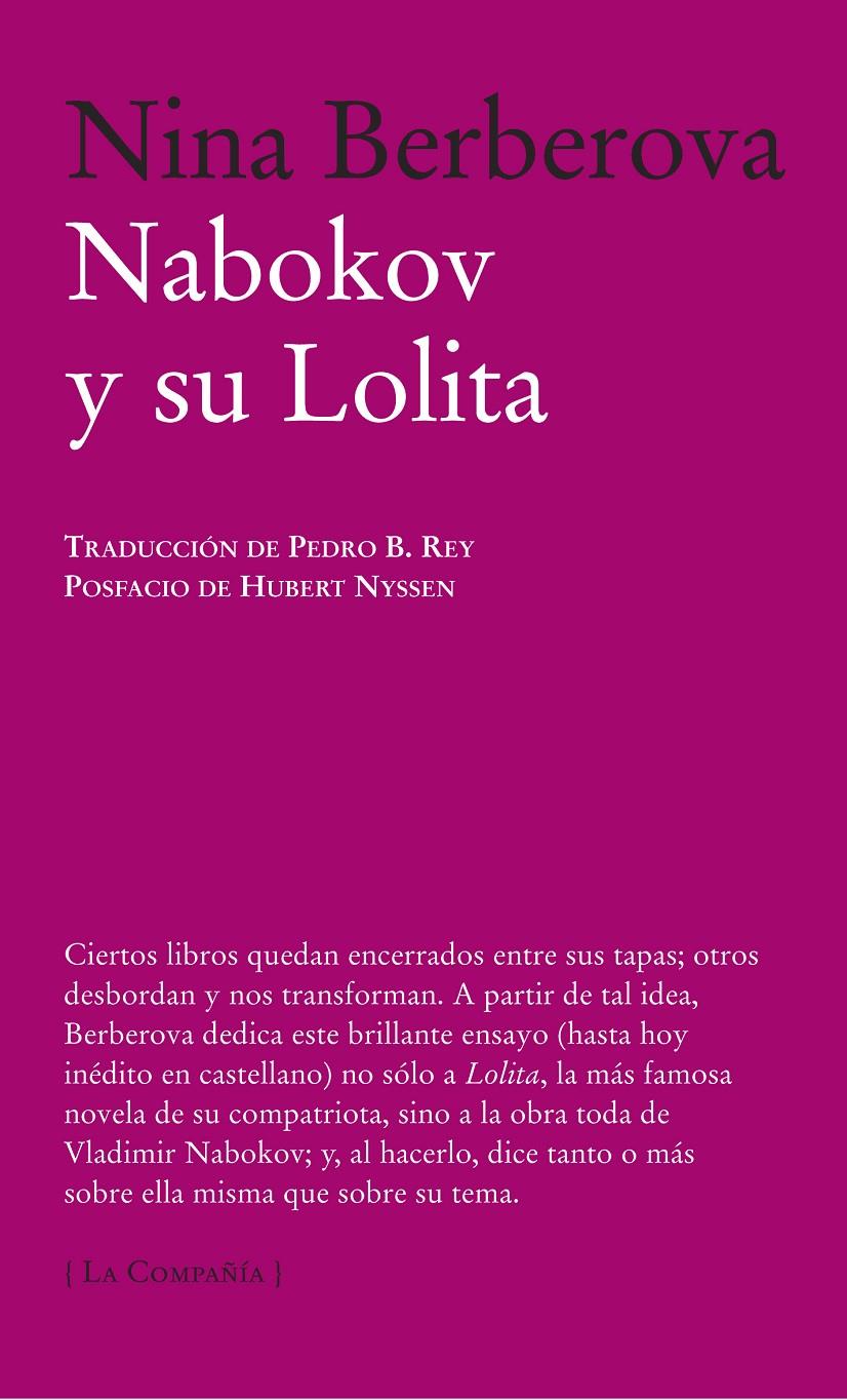 NABOKOV Y SU LOLITA | 9788483930670 | BERBEROVA,NINA | Libreria Geli - Librería Online de Girona - Comprar libros en catalán y castellano