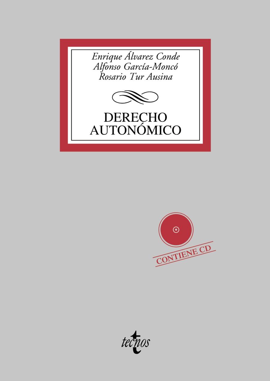 DERECHO AUTONÓMICO | 9788430957316 | ÁLVAREZE,ENRIQUE/GARCÍA, ALFONSO/TUR,ROSARIO | Libreria Geli - Librería Online de Girona - Comprar libros en catalán y castellano