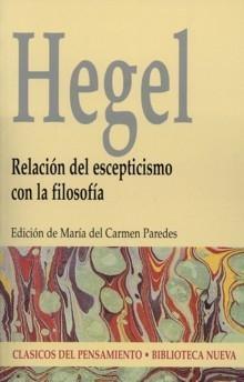 RELACION DEL ESCEPTICISMO CON LA FILOSOFIA | 9788497423571 | HEGEL | Llibreria Geli - Llibreria Online de Girona - Comprar llibres en català i castellà