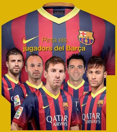 PINTA ELS JUGADORS DEL BARÇA! | 9788490572573 | ANDRÉS MARIANI/BATEC,S. L. PRODUCCIONES | Llibreria Geli - Llibreria Online de Girona - Comprar llibres en català i castellà