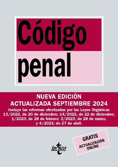 CÓDIGO PENAL(32ª EDICIÓN 2024) | 9788430990962 | Llibreria Geli - Llibreria Online de Girona - Comprar llibres en català i castellà