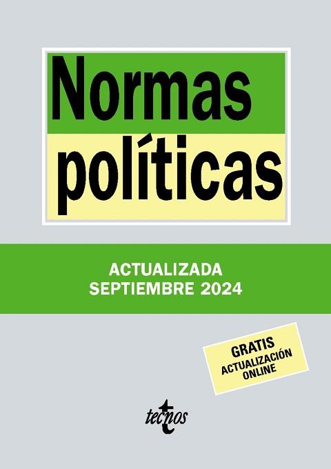 NORMAS POLÍTICAS(25ª EDICIÓN 2024) | 9788430990948 | Llibreria Geli - Llibreria Online de Girona - Comprar llibres en català i castellà