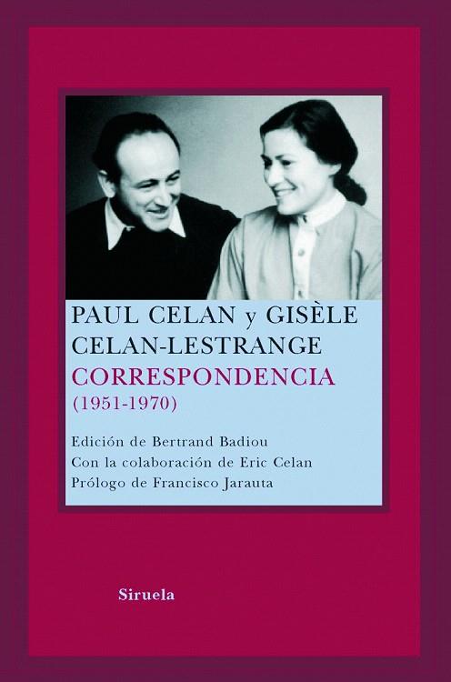 CORRESPONDENCIA | 9788478448722 | CELAN,PAUL/CELAN-LESTRANGE,GISELE | Llibreria Geli - Llibreria Online de Girona - Comprar llibres en català i castellà