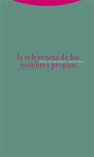 LA REFERENCIA DE LOS NOMBRES PROPIOS | 9788481648249 | FERNANDEZ MORENO, LUIS | Libreria Geli - Librería Online de Girona - Comprar libros en catalán y castellano