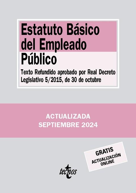 ESTATUTO BÁSICO DEL EMPLEADO PÚBLICO(9ª EDICIÓN 2024) | 9788430991013 | Llibreria Geli - Llibreria Online de Girona - Comprar llibres en català i castellà