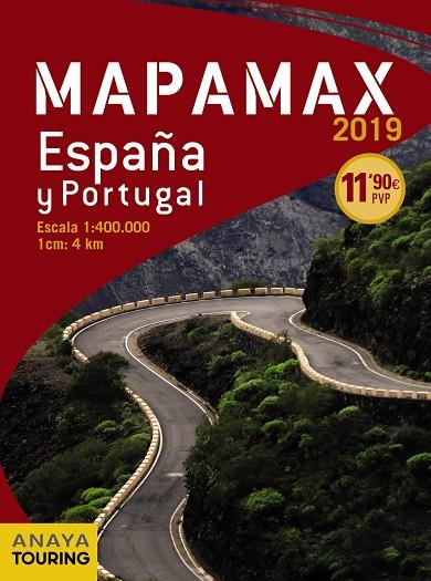 MAPAMAX ESPAÑA/PORTUGAL(2019) | 9788491581635 | ANAYA TOURING | Libreria Geli - Librería Online de Girona - Comprar libros en catalán y castellano