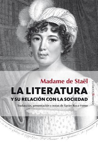 LA LITERATURA Y SU RELACIÓN CON LA SOCIEDAD | 9788415441908 | DE STAËL,MADAME | Llibreria Geli - Llibreria Online de Girona - Comprar llibres en català i castellà