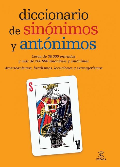 DICCIONARIO DE SINÓNIMOS Y ANTÓNIMOS | 9788467007510 |   | Llibreria Geli - Llibreria Online de Girona - Comprar llibres en català i castellà