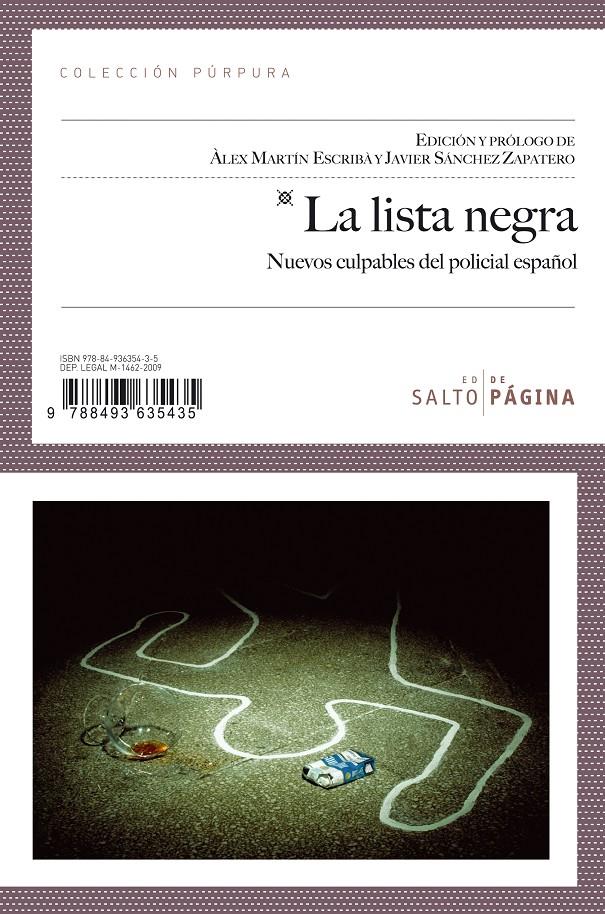 LA LISTA NEGRA | 9788493635435 | MARTIN ESCRIBA,ALEX/SANHEZ ZAPATERO,JAVIER | Libreria Geli - Librería Online de Girona - Comprar libros en catalán y castellano