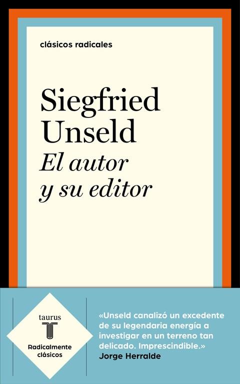 EL AUTOR Y SU EDITOR | 9788430619719 | UNSELD,SIEGFRIED | Llibreria Geli - Llibreria Online de Girona - Comprar llibres en català i castellà