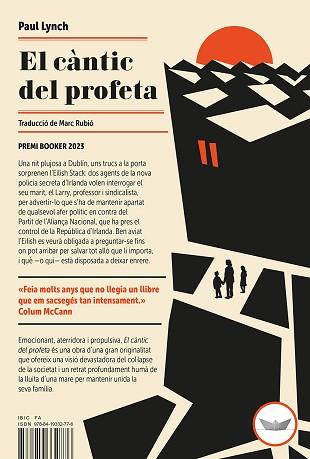 EL CÀNTIC DEL PROFETA | 9788419332776 | LYNCH, PAUL | Llibreria Geli - Llibreria Online de Girona - Comprar llibres en català i castellà