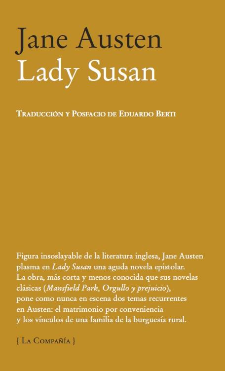 LADY SUSAN | 9788483930687 | AUSTEN,JANE | Llibreria Geli - Llibreria Online de Girona - Comprar llibres en català i castellà