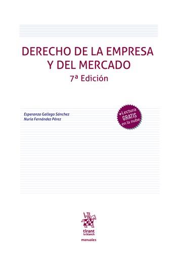 DERECHO DE LA EMPRESA Y DEL MERCADO(7ª EDICIÓN 2024) | 9788410715257 | GALLEGO SÁNCHEZ,ESPERANZA/FERNÁNDEZ PÉREZ,NÚRIA | Libreria Geli - Librería Online de Girona - Comprar libros en catalán y castellano