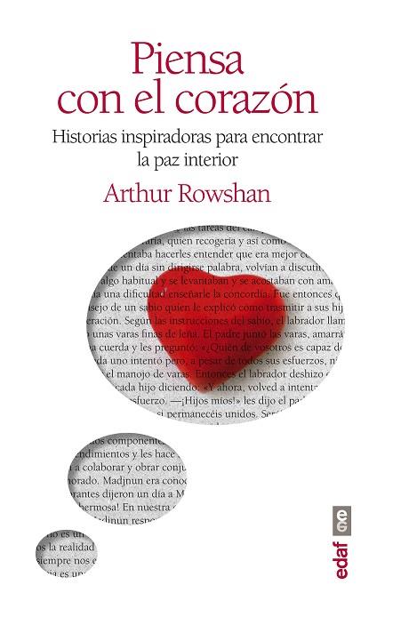 PIENSA CON EL CORAZÓN.HISTORIAS INSPIRADORAS PARA ENCONTRAR LA PAZ INTERIOR | 9788441433908 | ROWSHAN,ARTHUR | Llibreria Geli - Llibreria Online de Girona - Comprar llibres en català i castellà