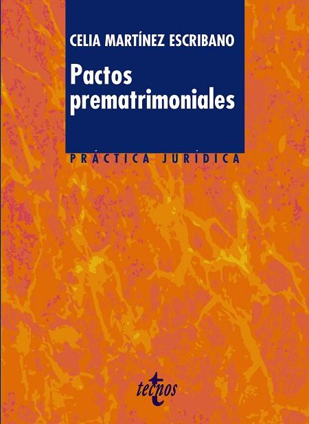 PACTOS PREMATRIMONIALES | 9788430952113 | MARTINEZ ESCRIBANO,CELIA | Libreria Geli - Librería Online de Girona - Comprar libros en catalán y castellano