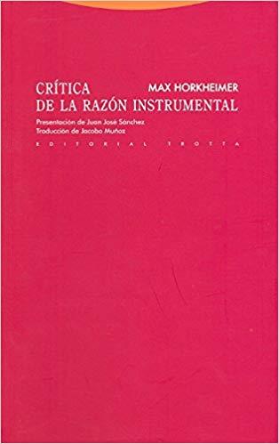 CRITICA DE LA RAZON INSTRUMENTAL | 9788498791525 | HORKHEIMER,MAX | Llibreria Geli - Llibreria Online de Girona - Comprar llibres en català i castellà