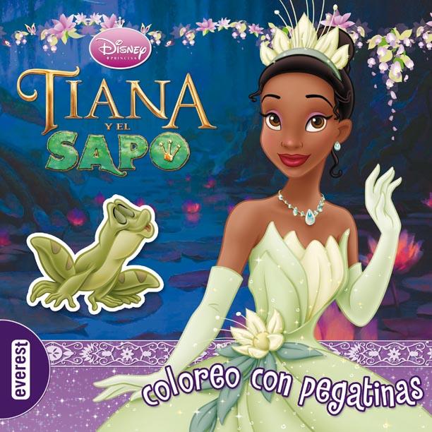 TIANA Y EL SAPO.COLOREO CON PEGATINAS | 9788444163420 | WALT DISNEY COMPANY | Llibreria Geli - Llibreria Online de Girona - Comprar llibres en català i castellà