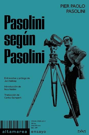 PASOLINI SEGÚN PASOLINI | 9788419583659 | PASOLINI, PIER PAOLO | Llibreria Geli - Llibreria Online de Girona - Comprar llibres en català i castellà