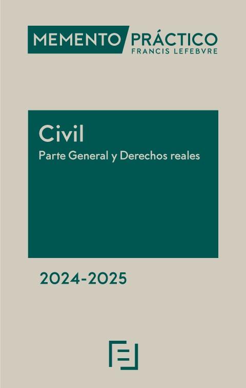 MEMENTO PRÁCTICO CIVIL.PARTE GENERAL Y DERECHOS REALES(EDICIÓN 2024-2025) | 9788419896940 | Libreria Geli - Librería Online de Girona - Comprar libros en catalán y castellano