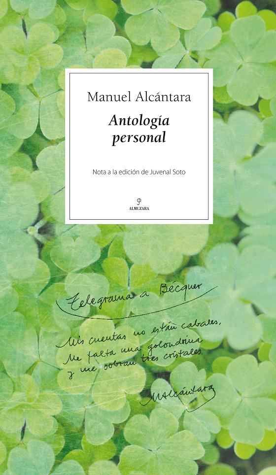 ANTOLOGIA PERSONAL ( MANUEL ALCANTARA ) | 9788496968868 | ALCANTARA,MANUEL | Llibreria Geli - Llibreria Online de Girona - Comprar llibres en català i castellà