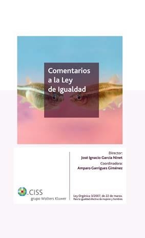 COMENTARIOS A LA LEY DE IGUALDAD | 9788482355962 | GARRIGUES GIMENEZ,AMPARO | Llibreria Geli - Llibreria Online de Girona - Comprar llibres en català i castellà