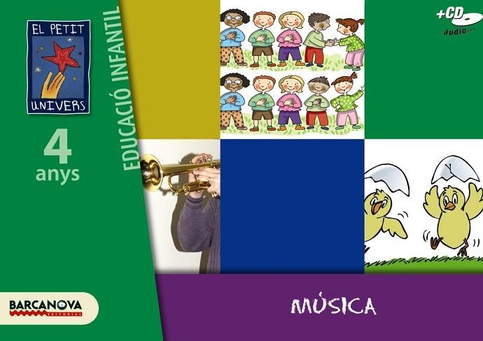 EL PETIT UNIVERS,MUSICA EDUCACIO INFANTIL 4 ANYS | 9788448921804 | MONTSERRAT ESPIÑA,ROSA MARIA | Llibreria Geli - Llibreria Online de Girona - Comprar llibres en català i castellà