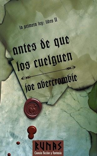 ANTES DE QUE LOS CUELGUEN | 9788420682501 | ABERCROMBIE,JOE | Libreria Geli - Librería Online de Girona - Comprar libros en catalán y castellano