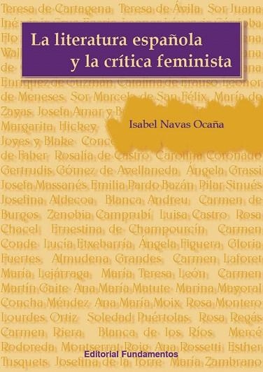 LA LITERATURA ESPAÑOLA Y LA CRITICA FEMENINA | 9788424511609 | NAVAS OCAÑA,ISABEL | Llibreria Geli - Llibreria Online de Girona - Comprar llibres en català i castellà