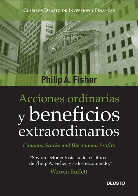 ACCIONES ORDINARIAS Y BENEFICIOS EXTRAORDINARIOS | 9788423427062 | FISHER,PHILI`,A. | Llibreria Geli - Llibreria Online de Girona - Comprar llibres en català i castellà