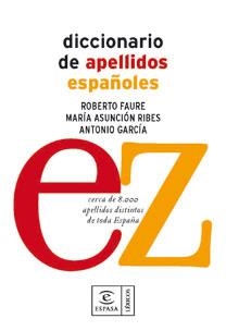 DICCIONARIO DE APELLIDOS ESPAÑOLES | 9788467030976 | VVAA | Llibreria Geli - Llibreria Online de Girona - Comprar llibres en català i castellà