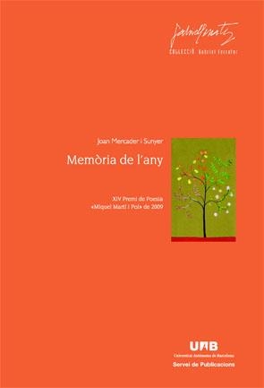 MEMORIA DE L'ANY | 9788449026102 | MERCADER I SUNYER,JOAN | Llibreria Geli - Llibreria Online de Girona - Comprar llibres en català i castellà